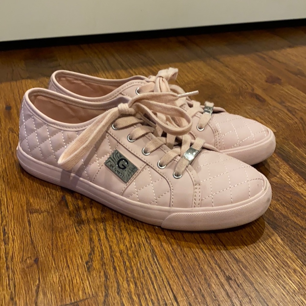 Guess pink sneakers